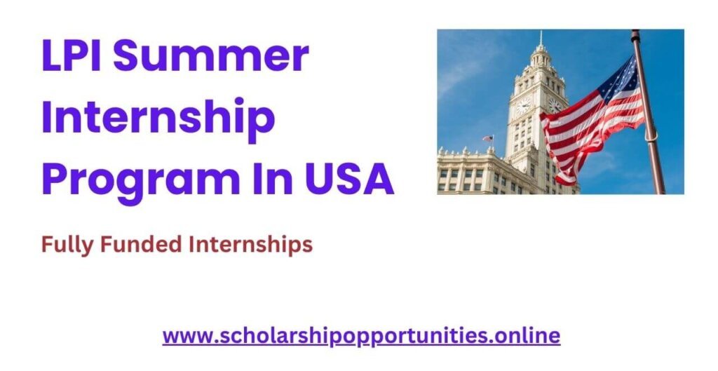 LPI summer internship program 2025